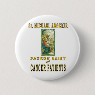 SAINT MICHAEL ARGEMIR PINBACK BUTTON