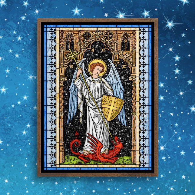 Saint Michael Battles the Beast Poster (Creator Uploaded)