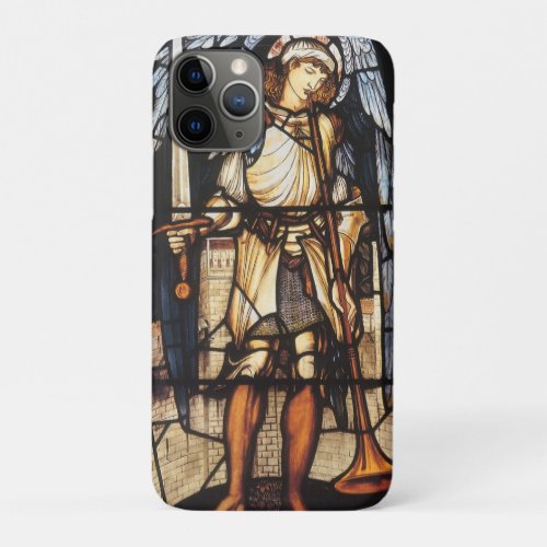 Saint Michael by Sir Edward Coley Burne_Jones iPhone 11 Pro Case