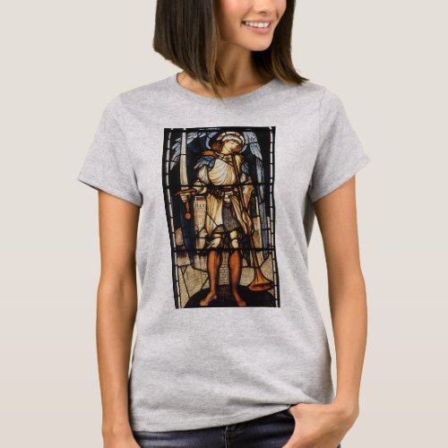 Saint Michael by Sir Edward Coley Burne_Jones T_Shirt