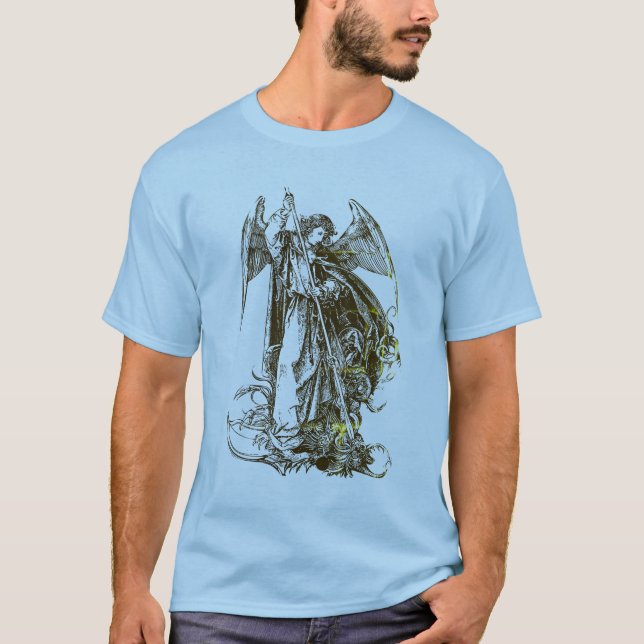 Saint Michael defeating Satan T-Shirt (Front)