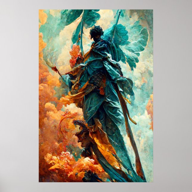 Saint Michael fighting the Dragon Poster (Front)