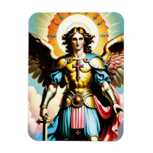Saint Michael flexible Magnet, Catholic