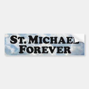 Saint Michael Forever - Basic Bumper Sticker