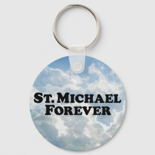 Saint Michael Forever - Basic Keychain
