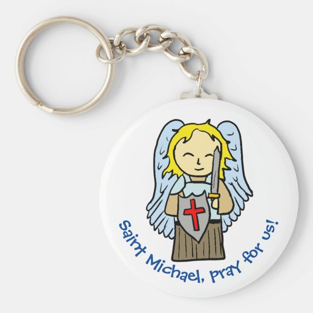 Saint Michael Key Chain (Front)
