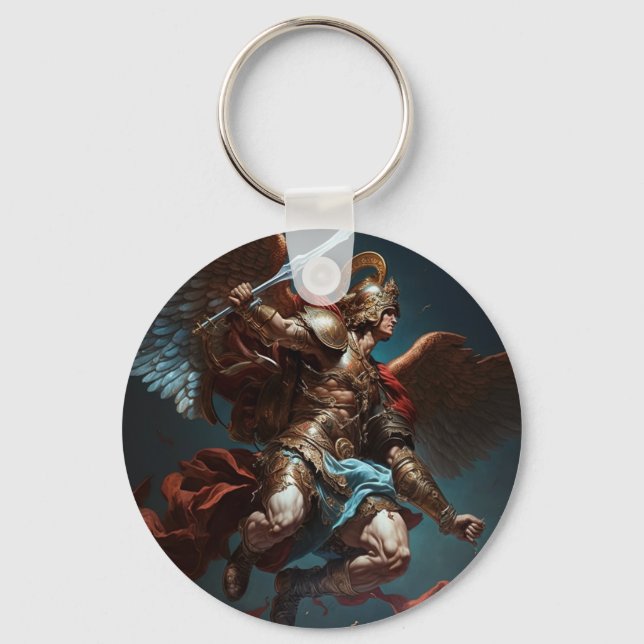 Saint Michael Keychain (Front)