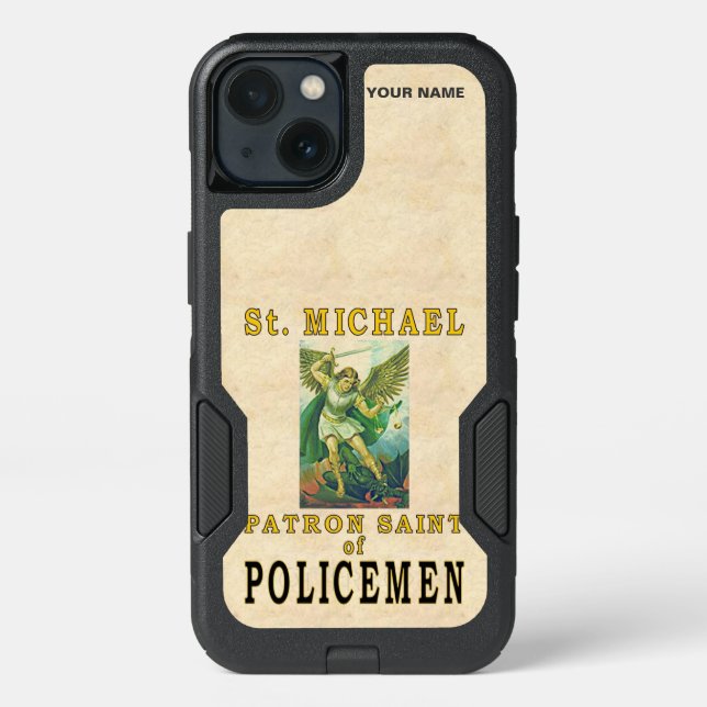 SAINT MICHAEL (Paton Saint of Policemen) Otterbox iPhone Case (Back)
