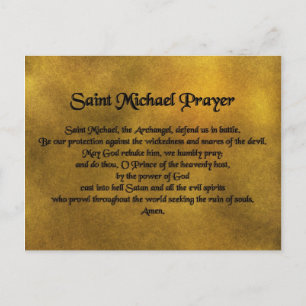 Saint Michael Postcard