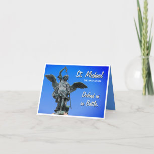 Saint Michael Prayer  Greeting Card