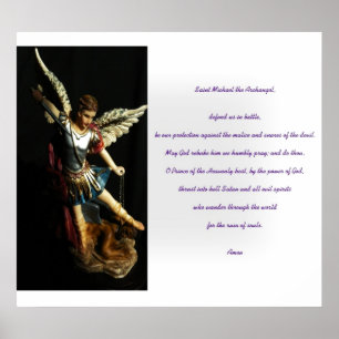 Saint Michael prayer Poster