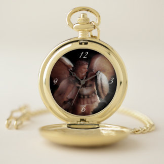 Saint Michael protect us Pocket Watch