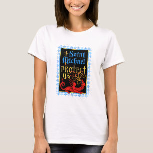 Saint Michael Protect Us T-Shirt