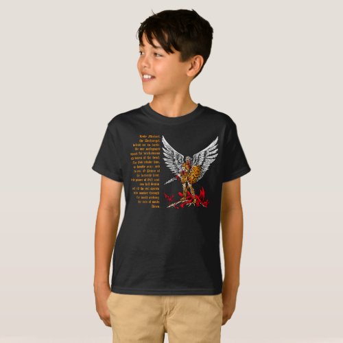 Saint Michael shirt for men prayer catholic church