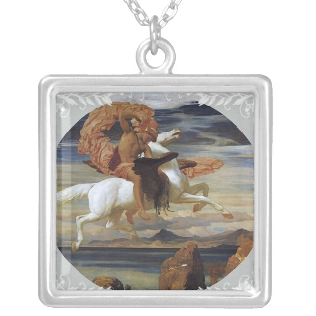 Saint Michael Silver Plated Necklace (Front)