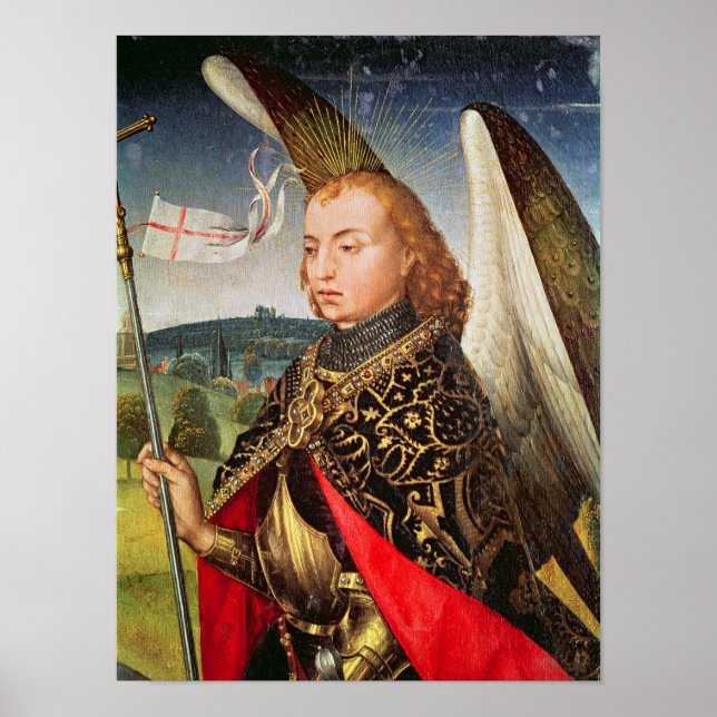 Saint Michael the Archangel, 1460-66 Poster (Front)