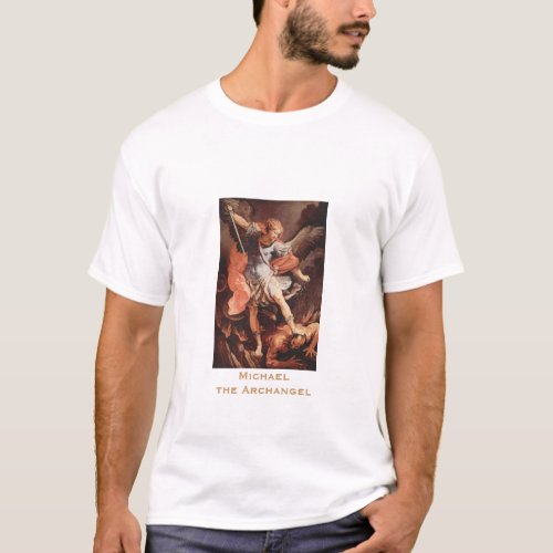 Saint Michael the Archangel by Reni T_Shirt