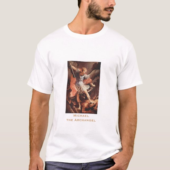 Saint Michael the Archangel by Reni T-Shirt (Front)