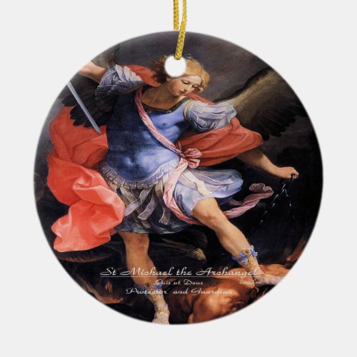 Saint Michael the Archangel Ceramic Ornament