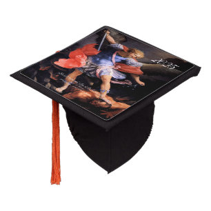 Saint Michael The Archangel Class of 2025 Graduation Cap Topper