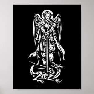 Saint Michael The Archangel Defend Us In Battle Poster