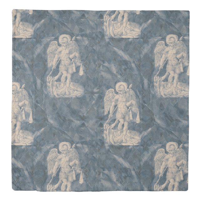 Saint Michael the Archangel Duvet Cover (Front)