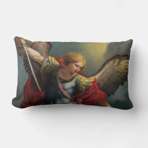 Saint Michael the Archangel Lumbar Pillow