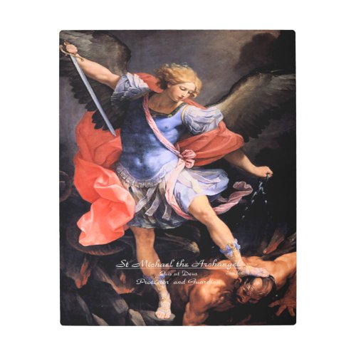 Saint Michael the Archangel Metal Print