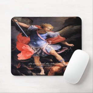 Saint Michael the Archangel Mouse Pad