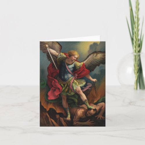 Saint Michael the Archangel Note Card