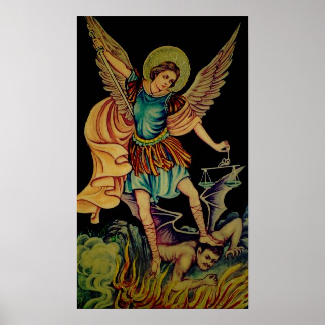 Saint Michael The ArchAngel Poster (Front)