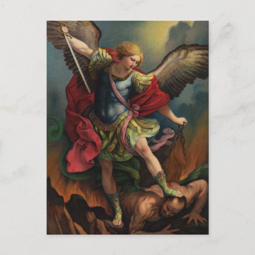 Saint Michael the Archangel Prayer Card