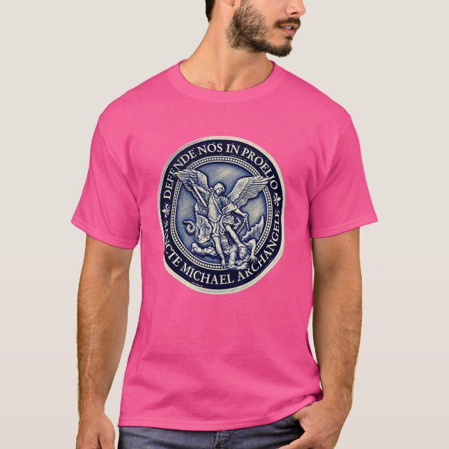 Saint Michael The Archangel Prayer Catholic Tradit T-Shirt (Front)
