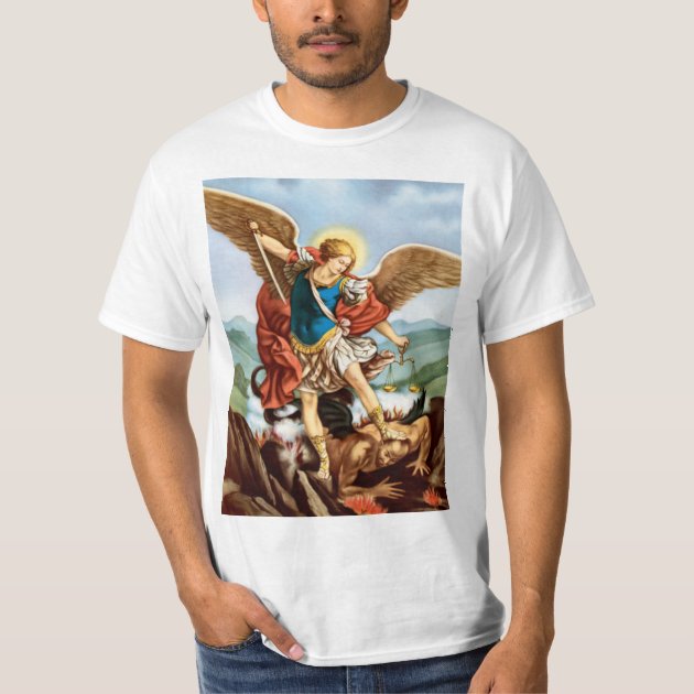 Saint Michael the Archangel T-Shirt | Zazzle