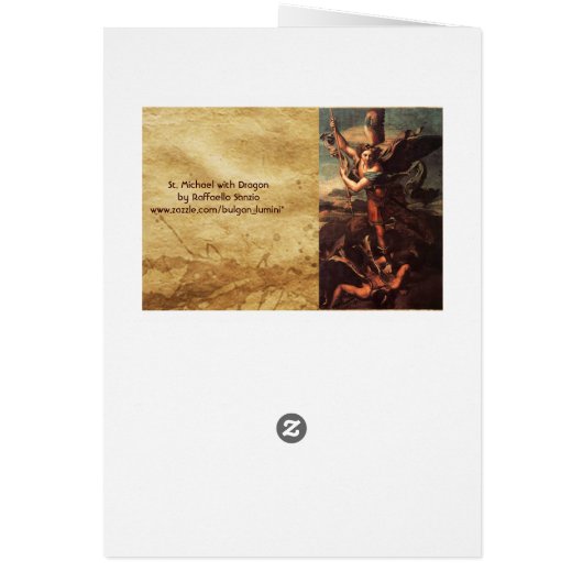 SAINT MICHAEL VANGUISHING SATAN (Back)