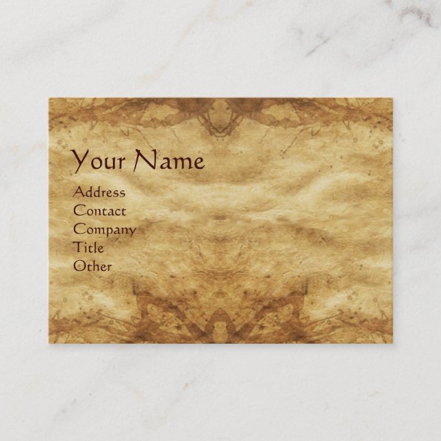 SAINT MICHAEL VANGUISHING SATAN BUSINESS CARD (Front)
