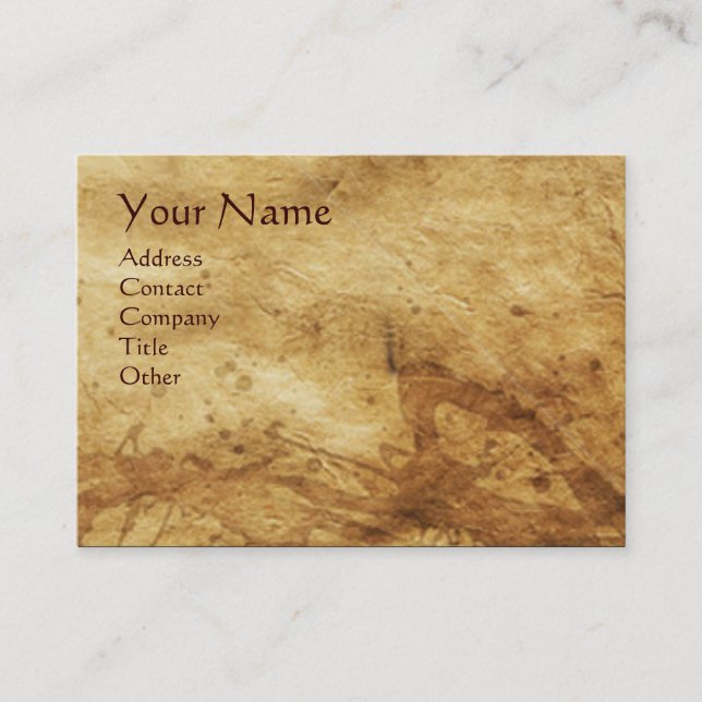 SAINT MICHAEL VANGUISHING SATAN BUSINESS CARD (Front)