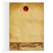 SAINT MICHAEL VANGUISHING SATAN CARDS (Inside (Right))
