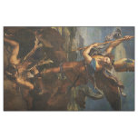 Saint Michael Vanquishing Satan Fabric