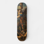 Saint Michael Vanquishing Satan Skateboard Deck at Zazzle