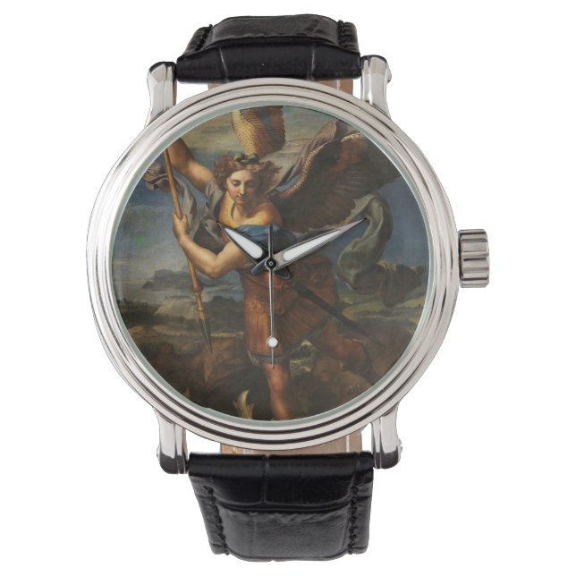 Saint Michael Vanquishing Satan Watch (Front)