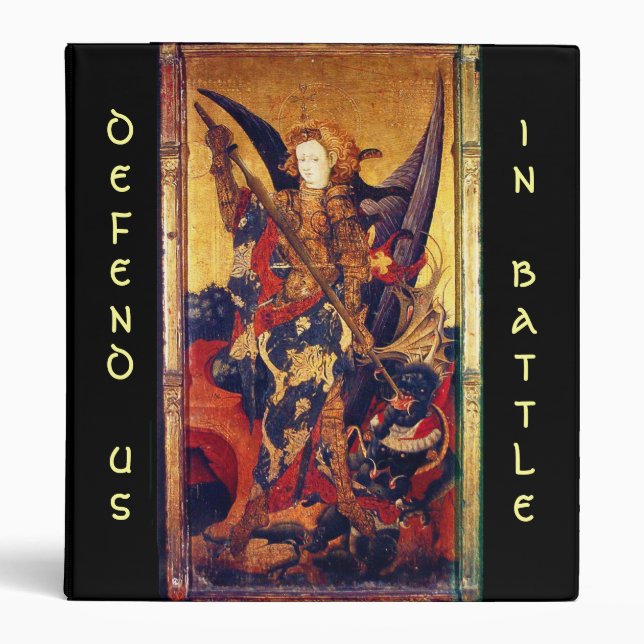 Saint Michael Vanquishing the Devil , Binder (Front)