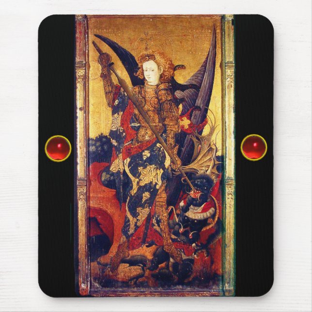 Saint Michael Vanquishing the Devil , Mouse Pad (Front)