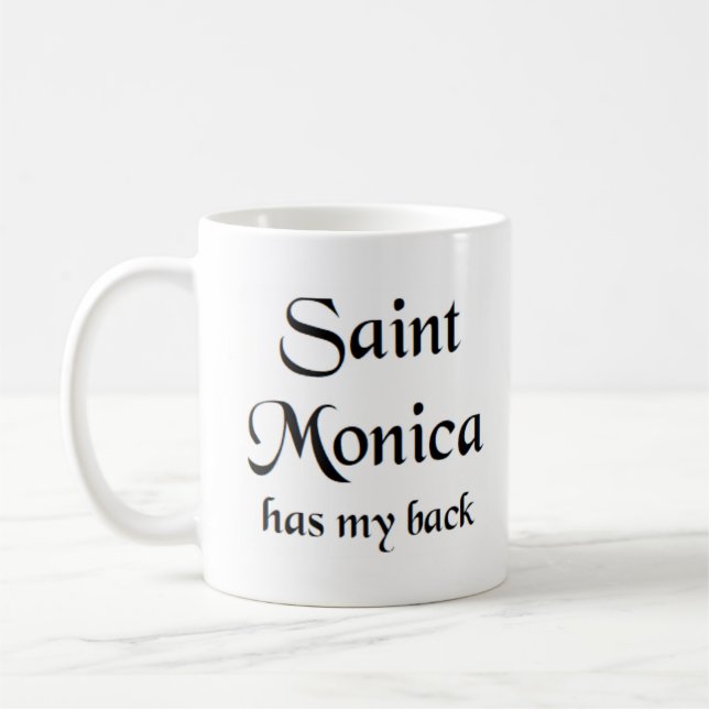 saint monica coffee mug (Left)