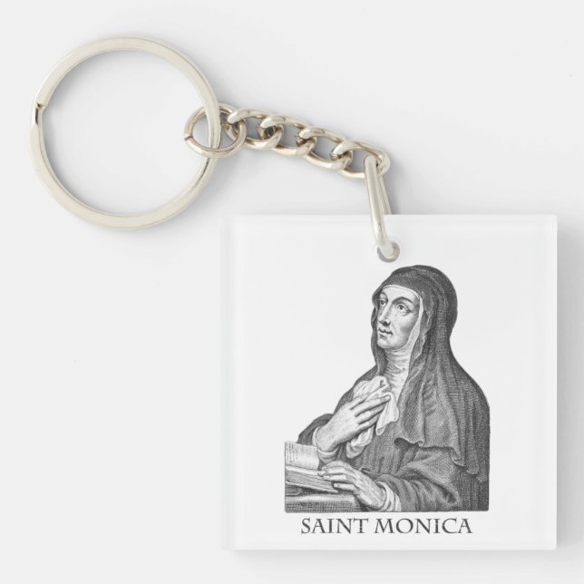 Saint Monica  Keychain (Front)