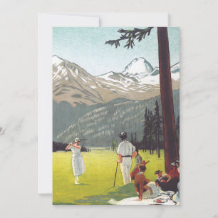 Saint Moritz by Emil Cardinaux Invitation