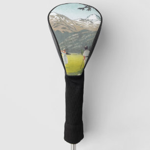 Saint Moritz by Emil Cardinaux Swiss Travel Art Golf Head Cover