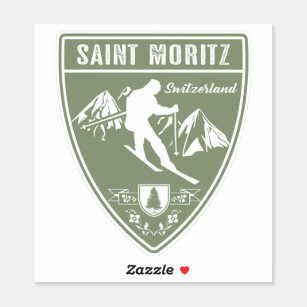 Saint Moritz Switzerland Sticker