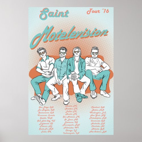 Saint Motel Fan Design Poster