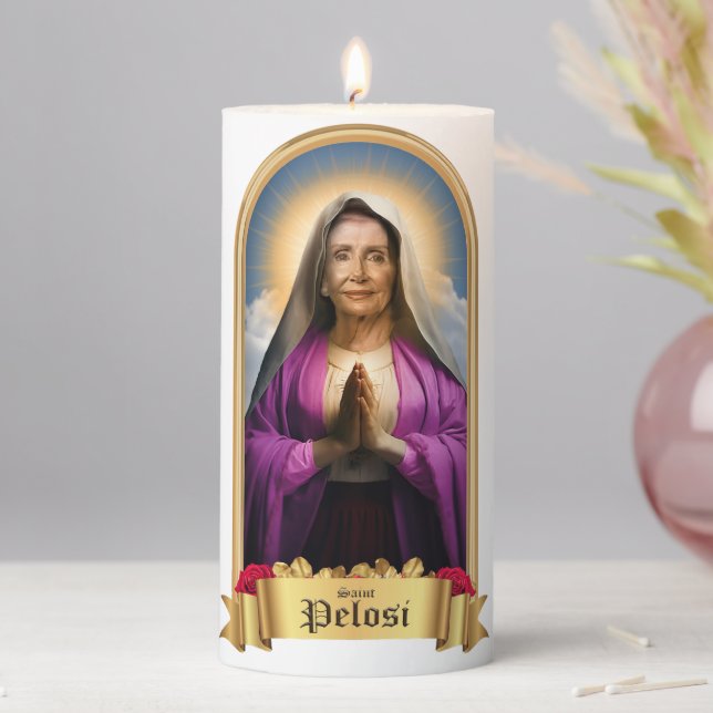 Saint Nancy Pelosi Prayer Candle (In Situ)